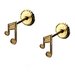Cercei aur 14k, pentru copii, nota muzicala